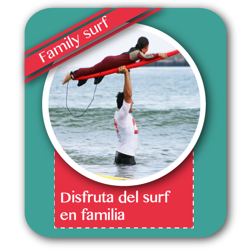 regala surf en familia