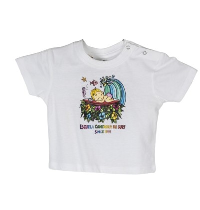 Camiseta Bebe Logo Comic