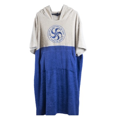 Poncho ECS Azul/Beige
