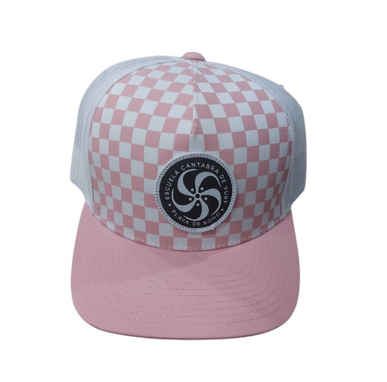ECS Yupoong Pink/White...