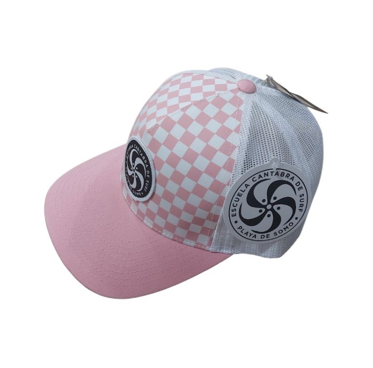 ECS Yupoong Pink/White...