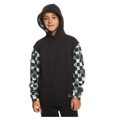 Sudadera Quiksilver Hombre con capucha y cremallera negro