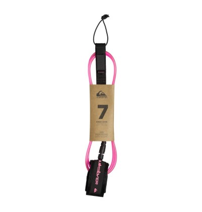 Leash Quiksilver union Pink 7"