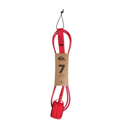 Leash Quiksilver union Red 7"