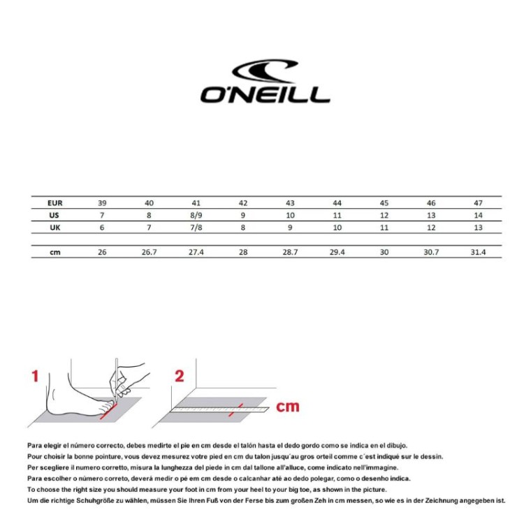 O'Neill Wetsuits Homme Boots 3 Mm Tropical Dive - Bottillons Plongée Et Surf O'Neill Wetsuits Homme Boots 3 Mm Tropical Dive - Bottillons Plongée Et Surf