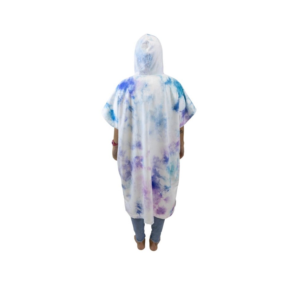 ECS Sublimated Tie Dye Poncho Ponchos For After Surfing ecs-sublimated-tie-dye-poncho-ponchos-for-after-surfing