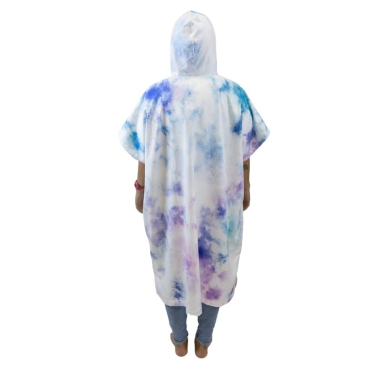 ECS Sublimated Tie Dye Poncho