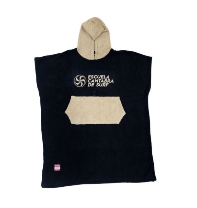 ECS Poncho Black/Beige