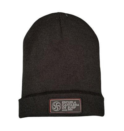 Gorro Lana ECS Parche Negro