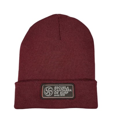 Gorro Lana ECS Parche Granate