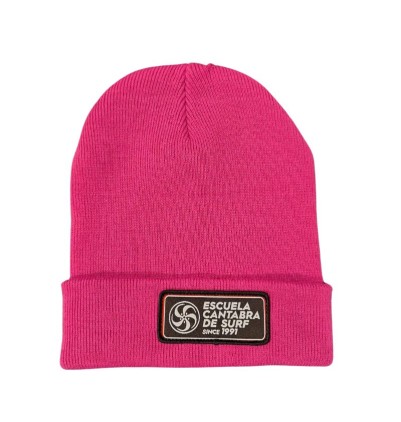 Gorro Lana ECS Parche Rosa...