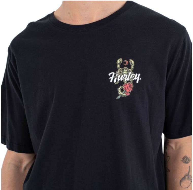 Hurley Evd Death In Paradise Short Sleeve T-Shirt White| Dressinn