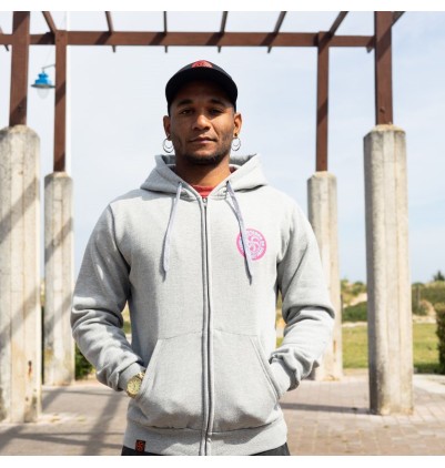 Gray/Pink ECS Zipper...