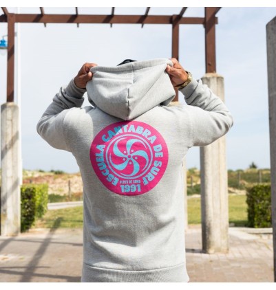 Gray/Pink ECS Zipper...