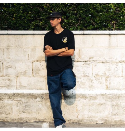 ECS Logo Comic Black T-shirt