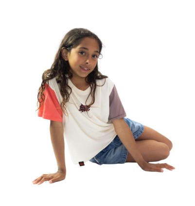 ECS Crop Mix Flames Jr T-Shirt