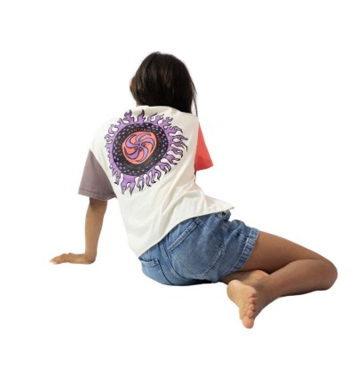 ECS Crop Mix Flames Jr T-Shirt