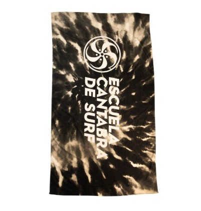 Black ECS Tye Dye Towel