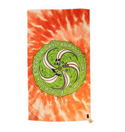 ECS Logo Green Surf Towel