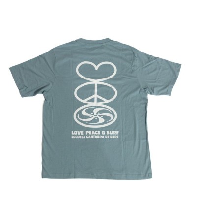 Camiseta ECS Lavada corazones