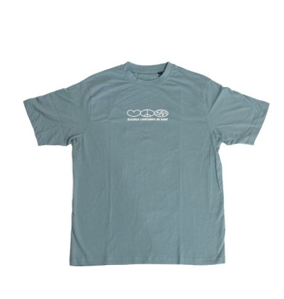 Camiseta ECS Lavada corazones