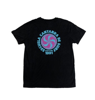 Camiseta ECS lavada piedra...