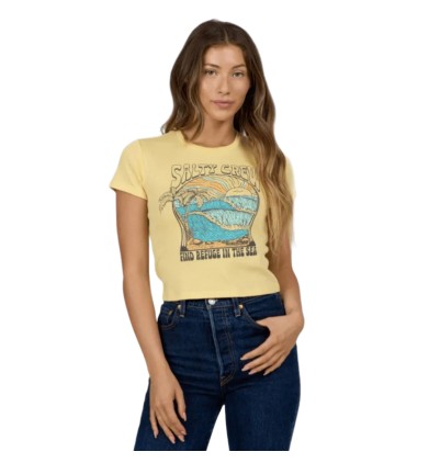 Camiseta Salty Crew Keyhole...