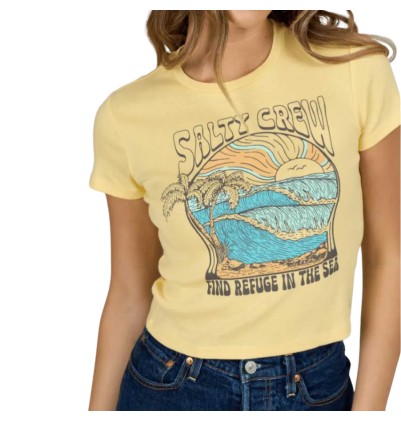 Camiseta Salty Crew Keyhole...