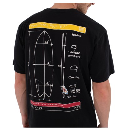 Camiseta Hurley Kraft Sketch