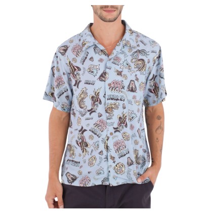 Camisa Hurley Woven SS Etam