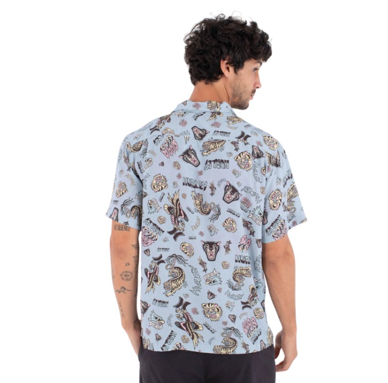 Camisa Hurley Woven SS Etam