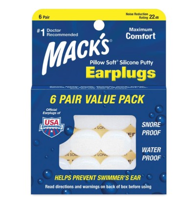Mack's silicone plugs.