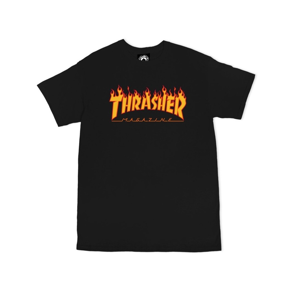Thrasher Flame Kid Tshirt Thrusher tshirt