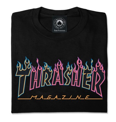 T-shirt Double Flame neon...