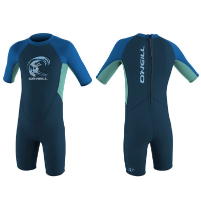 O'Neill Reactor II Shorty 2mm Back Zip Traje De Neopreno Niño