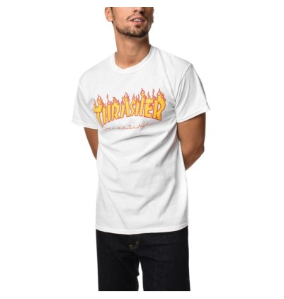 Flame Logo Thrasher T-Shirt...