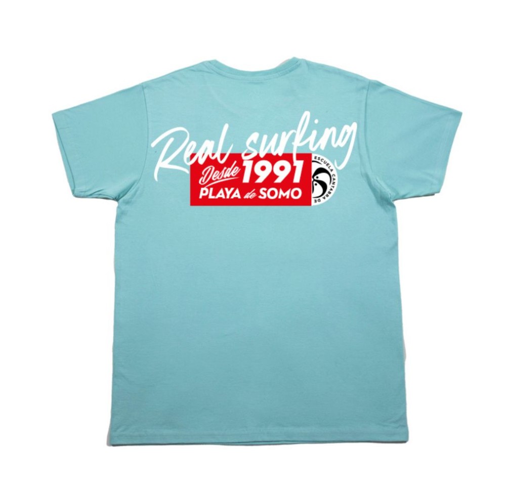 ECS Real Surfing - Camiseta Escuela de Surf