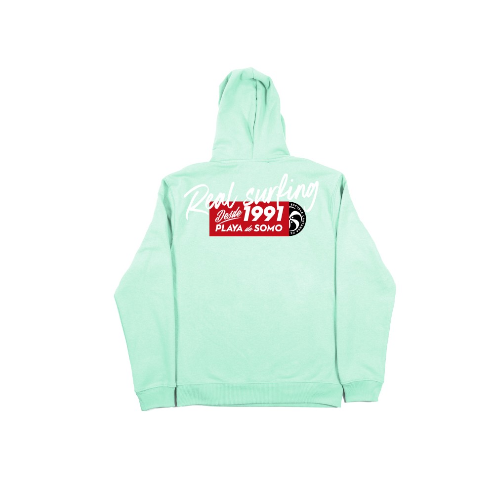 Sudadera ECS Real Surfing - Escuela Cántabra Surf