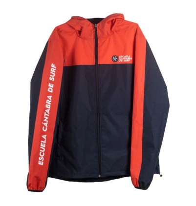 ECS Black/ Red Raincoat