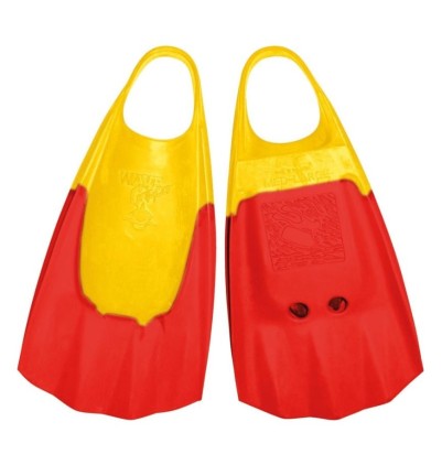 Wave Cripper Fins Red/Yellow
