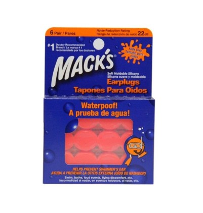 Tapones Mack's Kids Naranjas