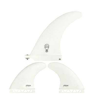 Quiksilver 2+1 White fins