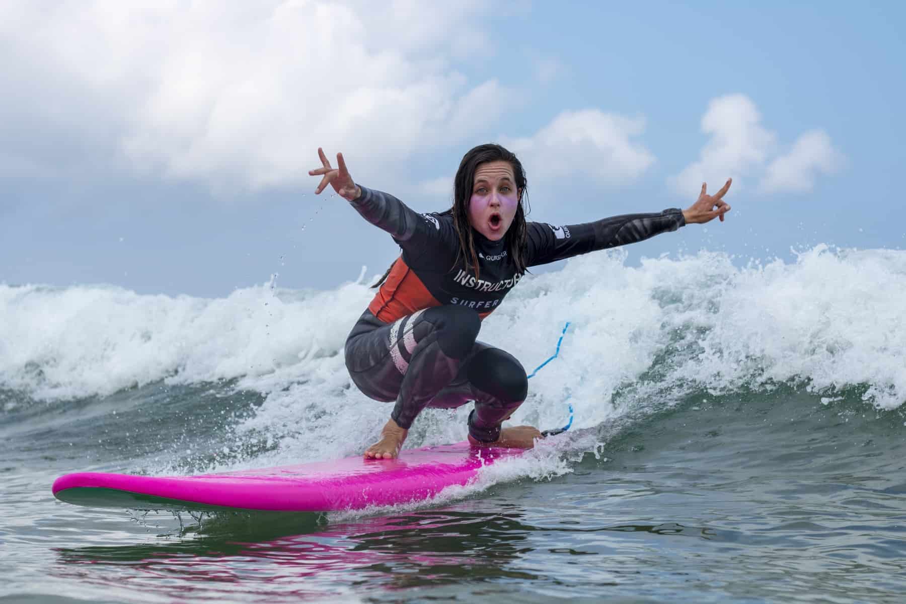 Instructora de Surf