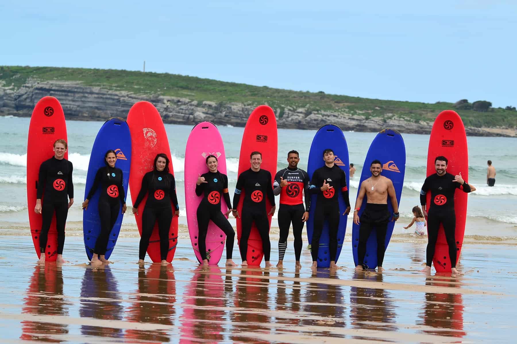Clases de surf en Somo
